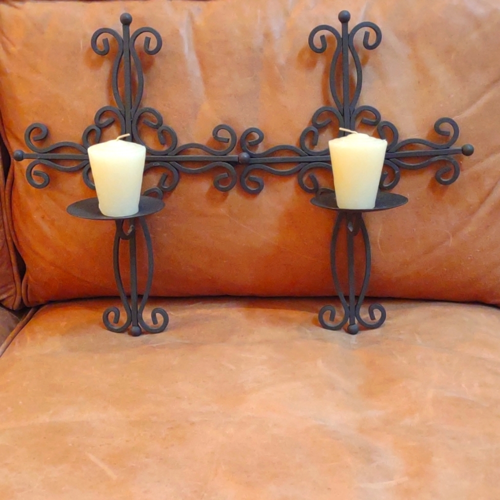 Decorative, Metal Wall Sconces